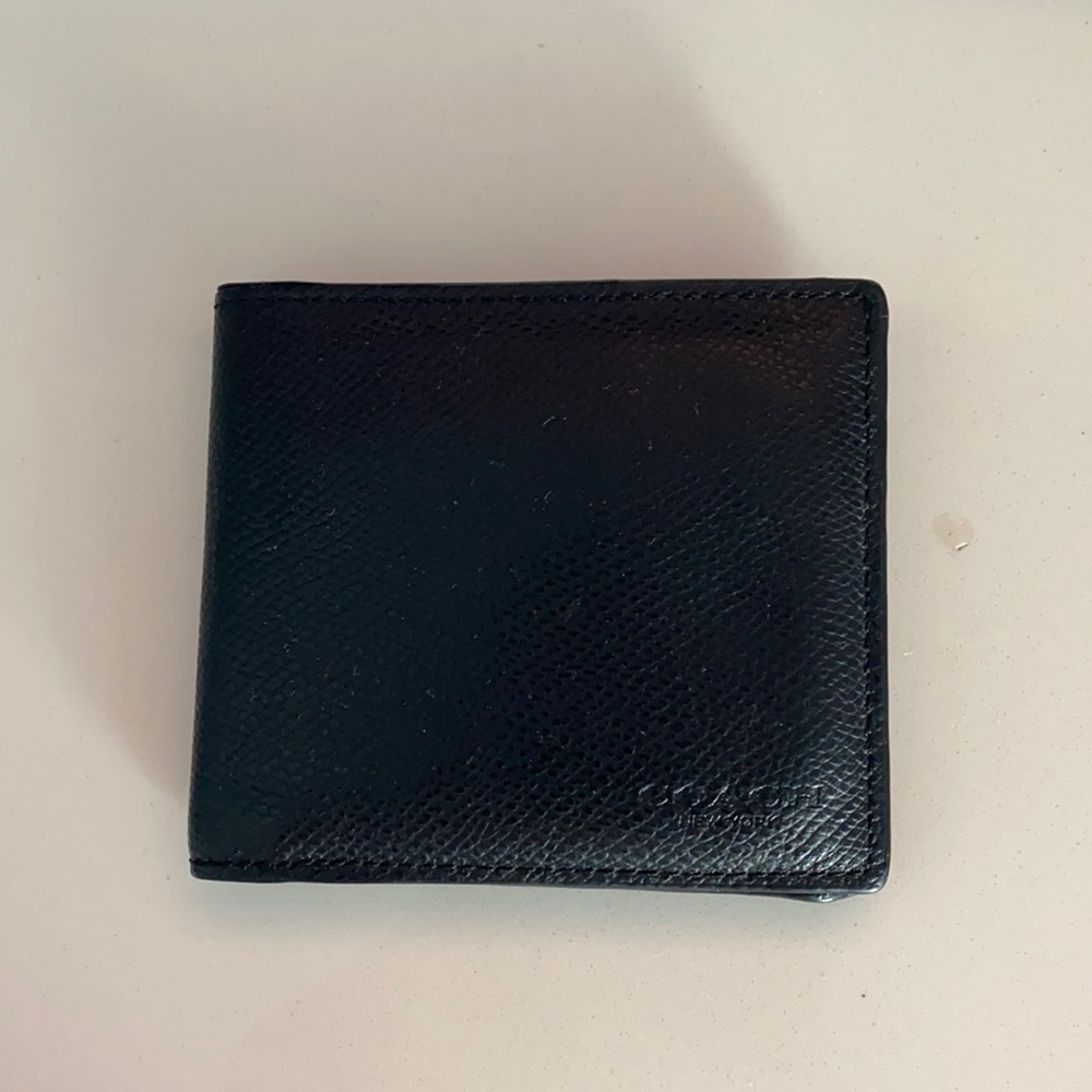 Coach black wallet